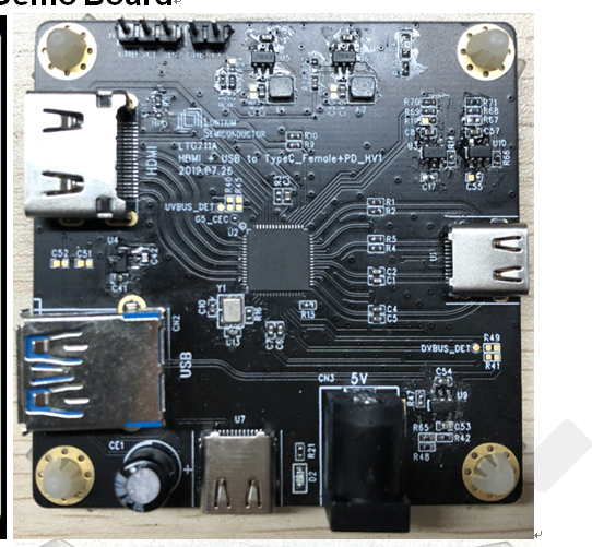 LT6711A-HDMI2.0到eDP / DP，全功能USB Type-C